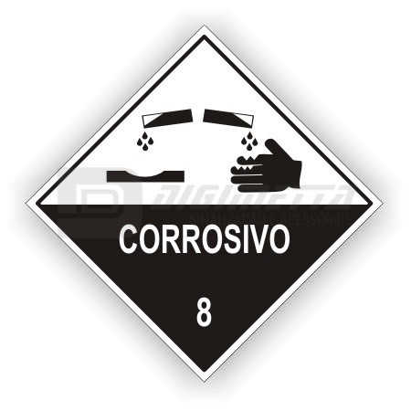 Placa:  Transporte de Risco ( Simbologia )