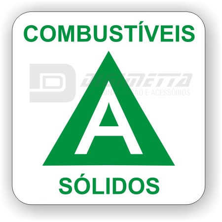 Placa: Combustíveis Sólidos