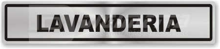 Placa: Lavanderia