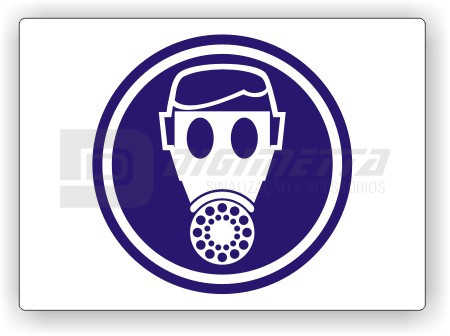 Placa: Comando - Use Máscara de Respiração