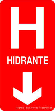 Placa: Hidrante