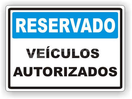 Placas: Veículos Autorizados