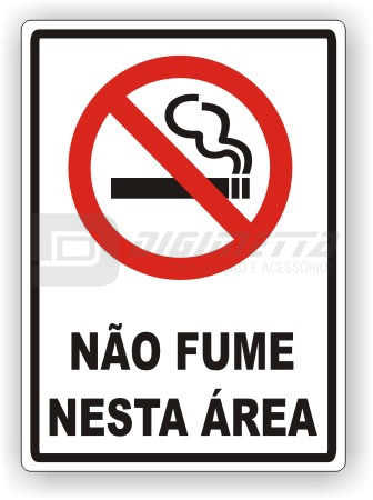 Placa: No Fume Nesta rea