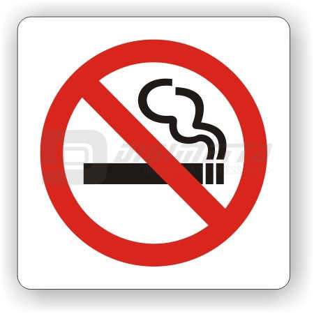 Placa: Pictograma de Proibido Fumar