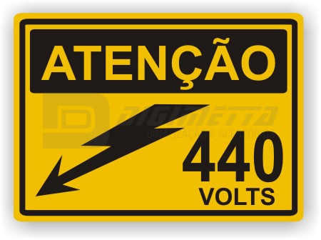 Placa: Ateno - 440 Volts